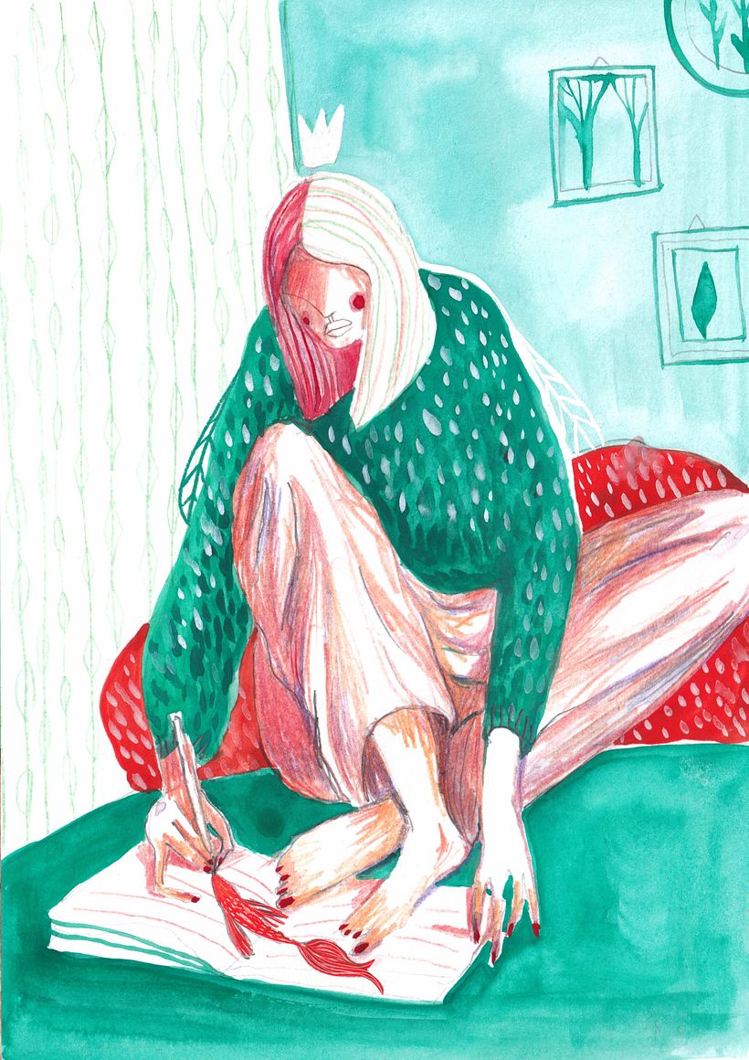 Mi proyecto del curso: Dibujo expresivo de la figura humana: explora formas y colores - Bellas Artes