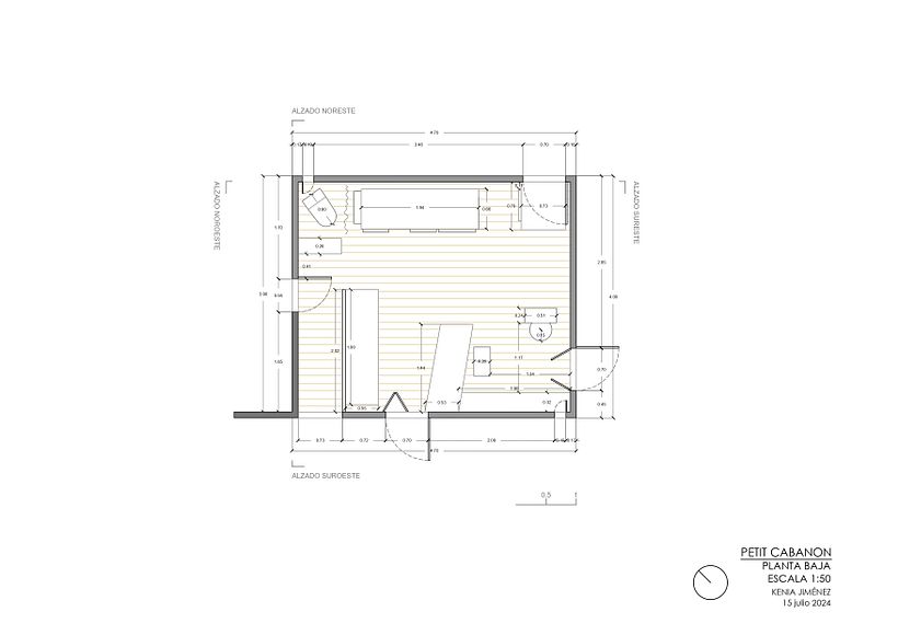 Proyecto Final. Introducción al dibujo arquitectónico en AutoCAD_Kenicijia 2