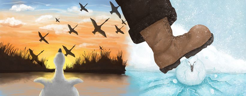 Mi proyecto del curso: Ilustración digital para cuentos infantiles el patito feo 3