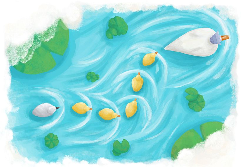 Mi proyecto del curso: Ilustración digital para cuentos infantiles el patito feo 4