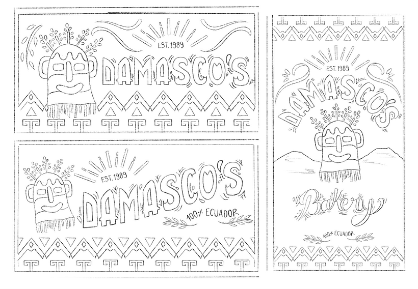 Ilustración para packaging de galletas 1