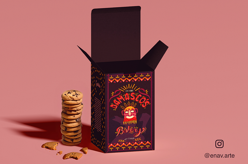 Ilustración para packaging de galletas 3