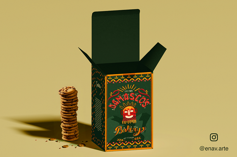 Ilustración para packaging de galletas 5