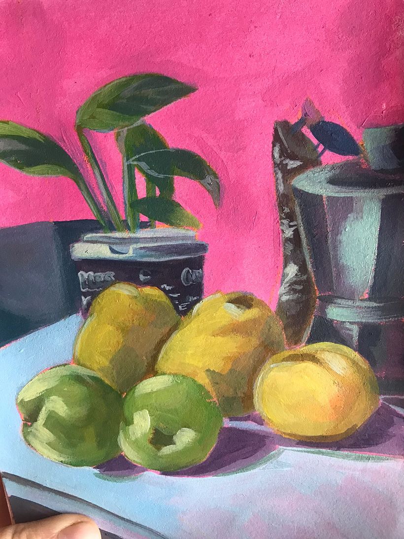 Mi proyecto del curso: Técnicas de pintura contemporánea al óleo 1