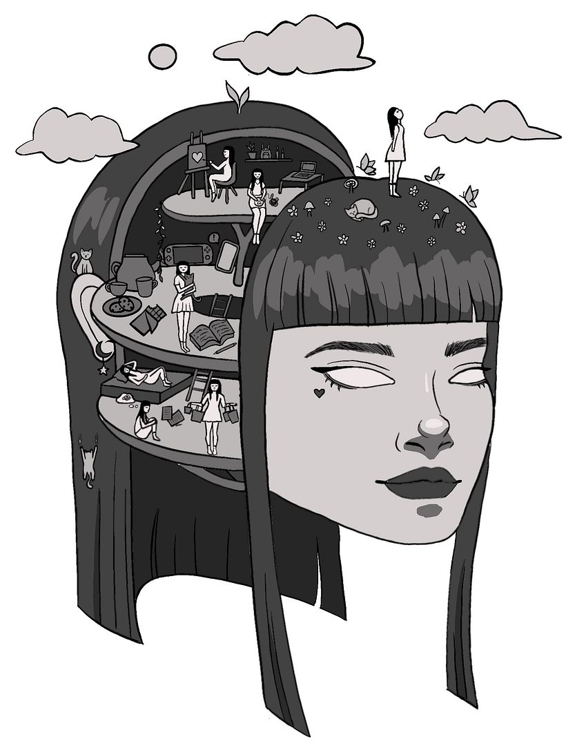 My project for course: Surreal Illustration with Watercolor and Ink 6