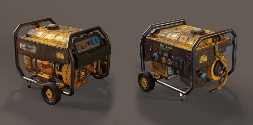 Portable Generator - Damaged