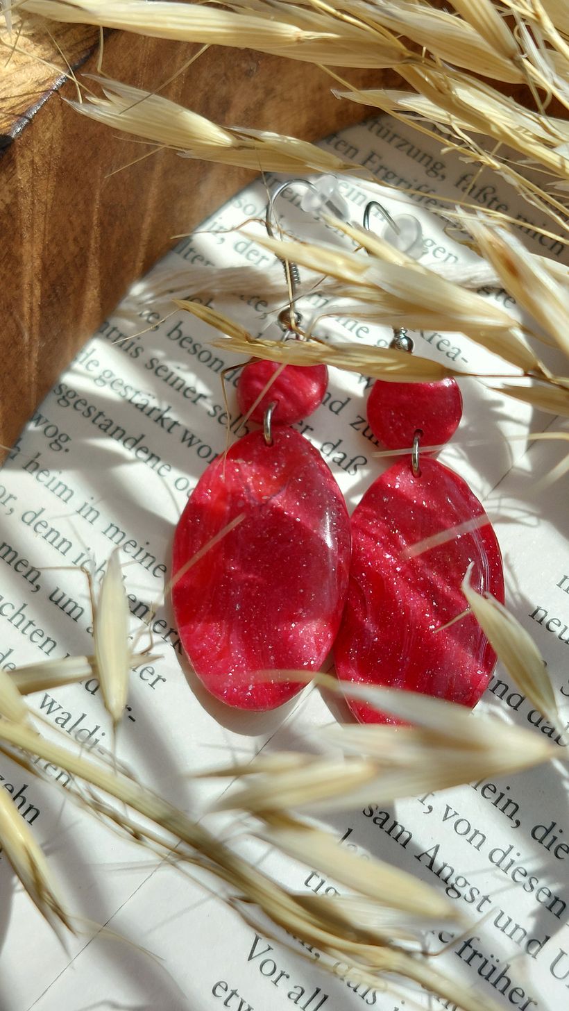 My project for course: Polymer Clay Earrings: Make Marbled Accessories 2