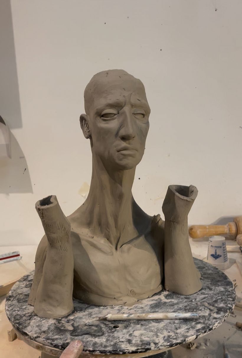 My project for course: Introduction to Clay Figurative Sculpture 4