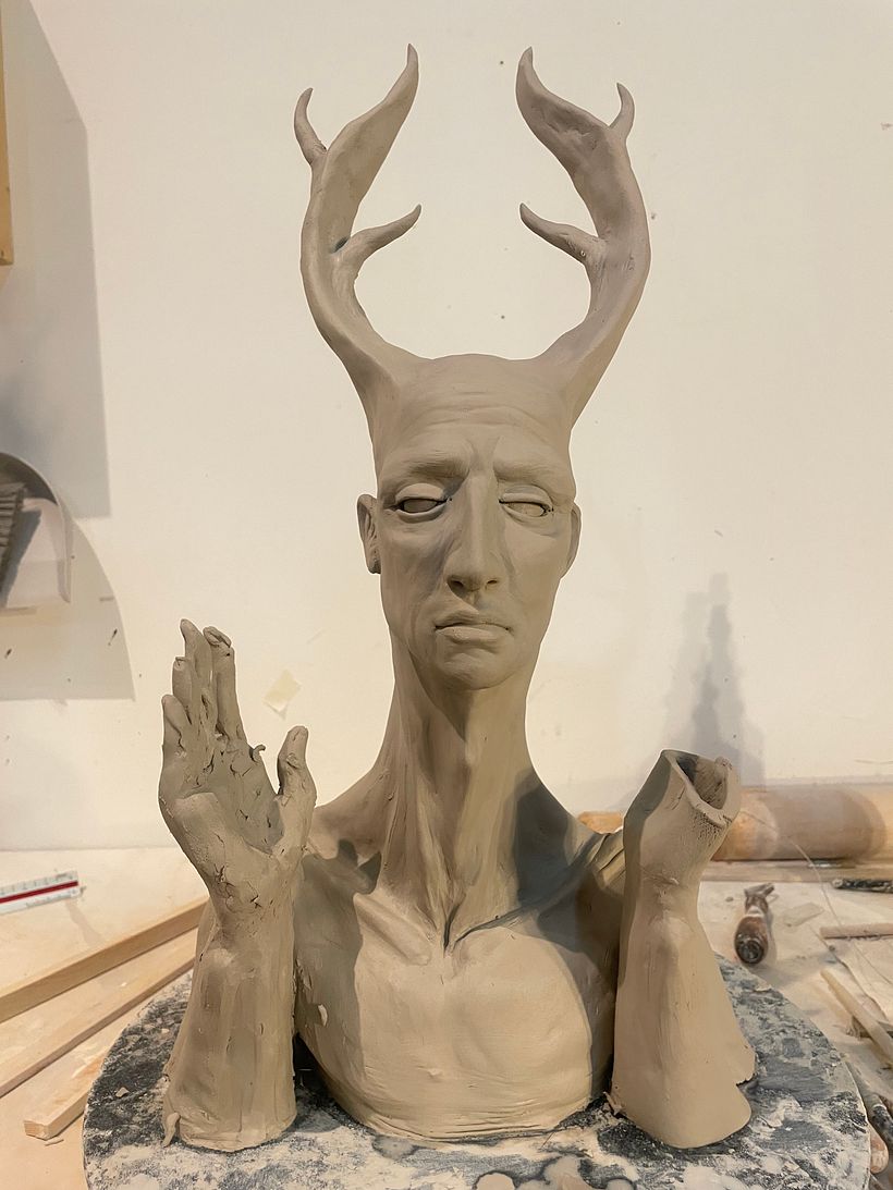 My project for course: Introduction to Clay Figurative Sculpture 7