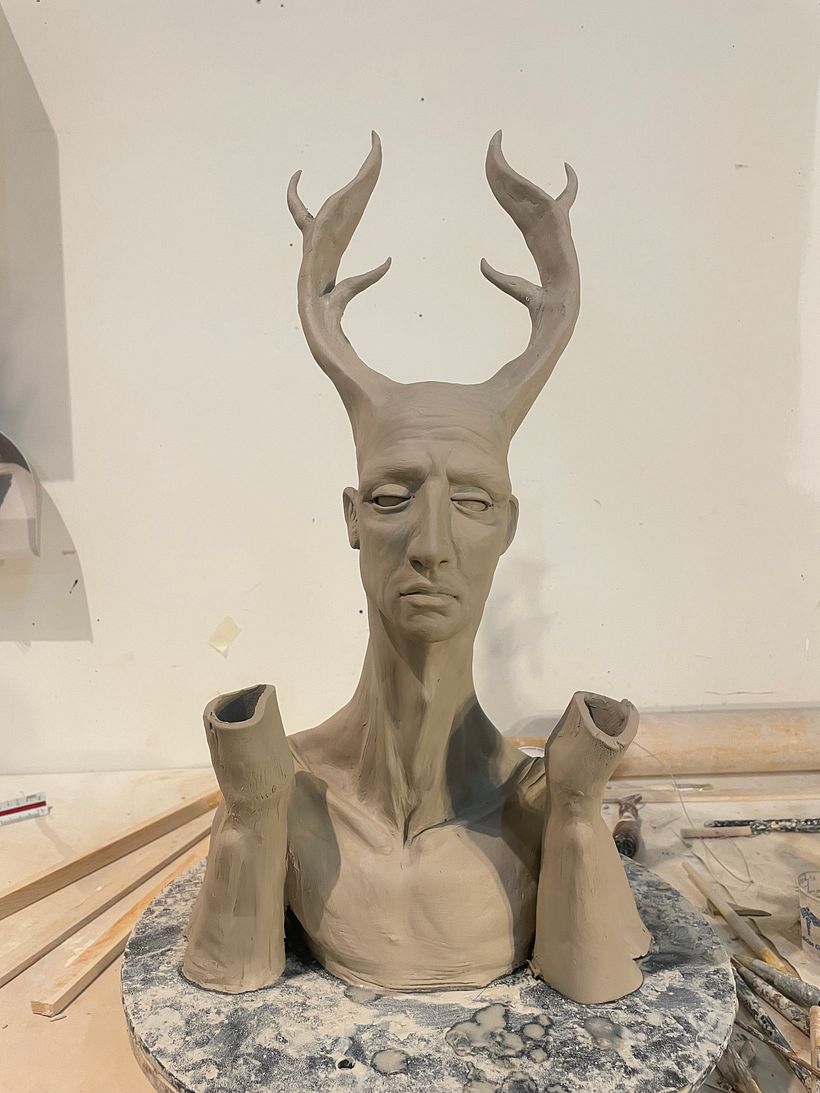 My project for course: Introduction to Clay Figurative Sculpture 8