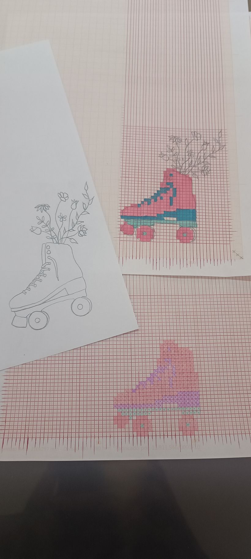 Meu projeto do curso: Ponto-cruz moderno com efeito fotográfico 2