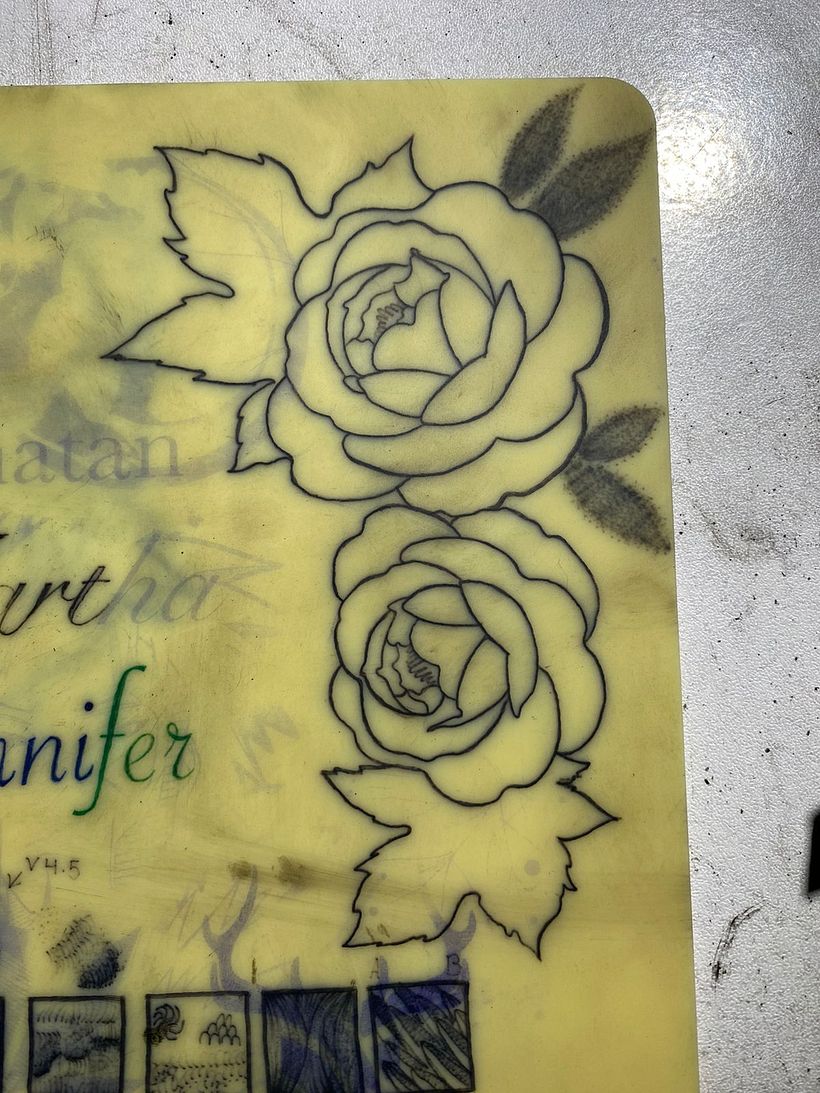 Mi proyecto del curso: Tatuaje botánico con puntillismo 1