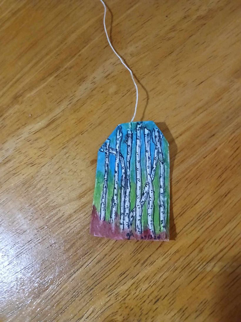 My project for course: The Art of Tea Bag Painting 3