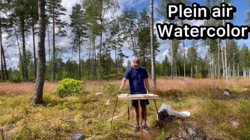 Pintura ao ar livre 1