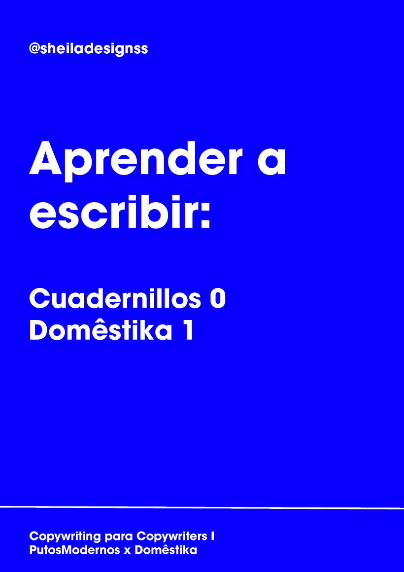 Aprendiendo a escribir 4