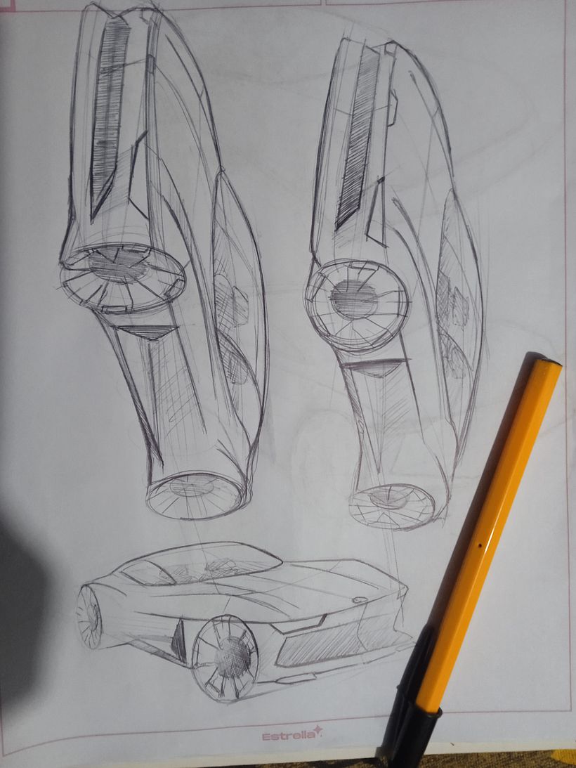 Mi proyecto del curso: Diseño de automóviles: el boceto 5
