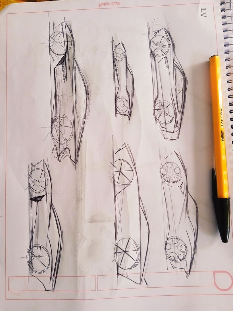 Mi proyecto del curso: Diseño de automóviles: el boceto 3