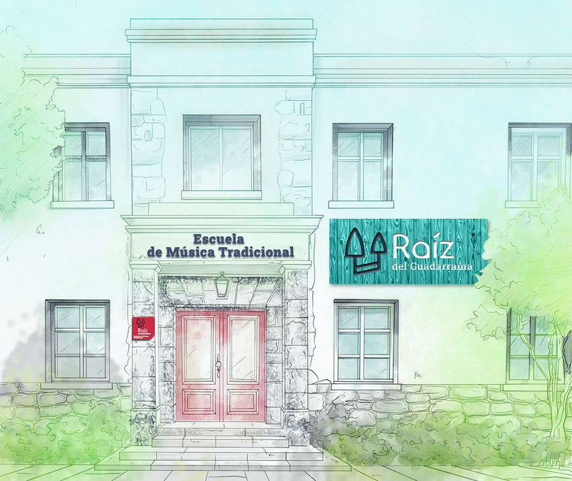 Diseño exterior fachada y rotulos