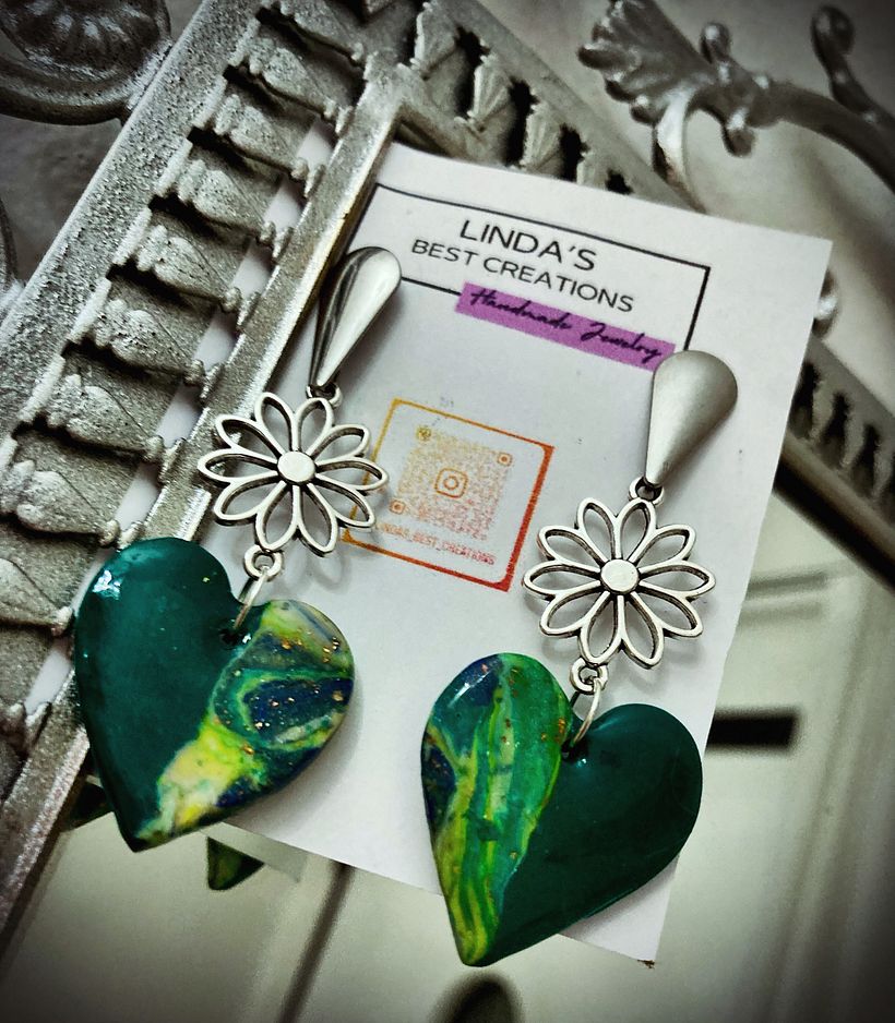 Il mio progetto del corso: Orecchini in argilla polimerica: crea accessori marmorizzati 1