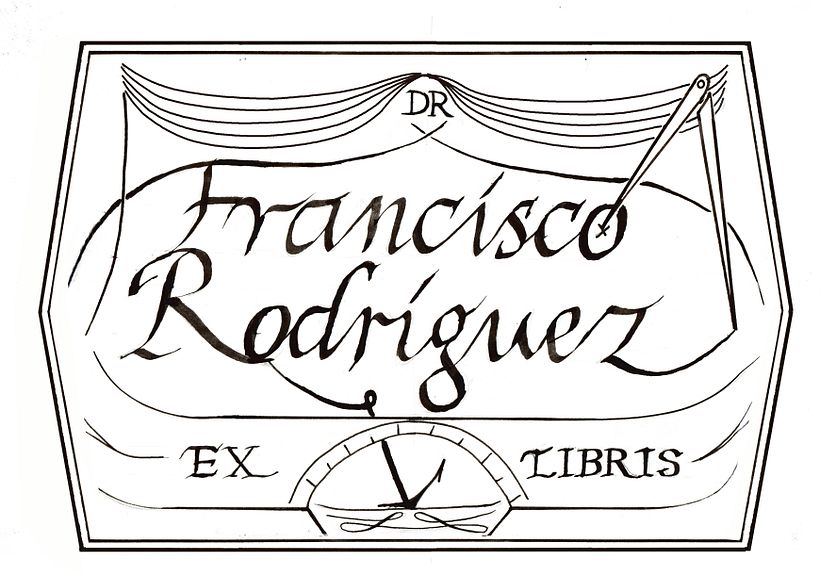 Mi proyecto del curso: Caligrafía para un Ex libris 5