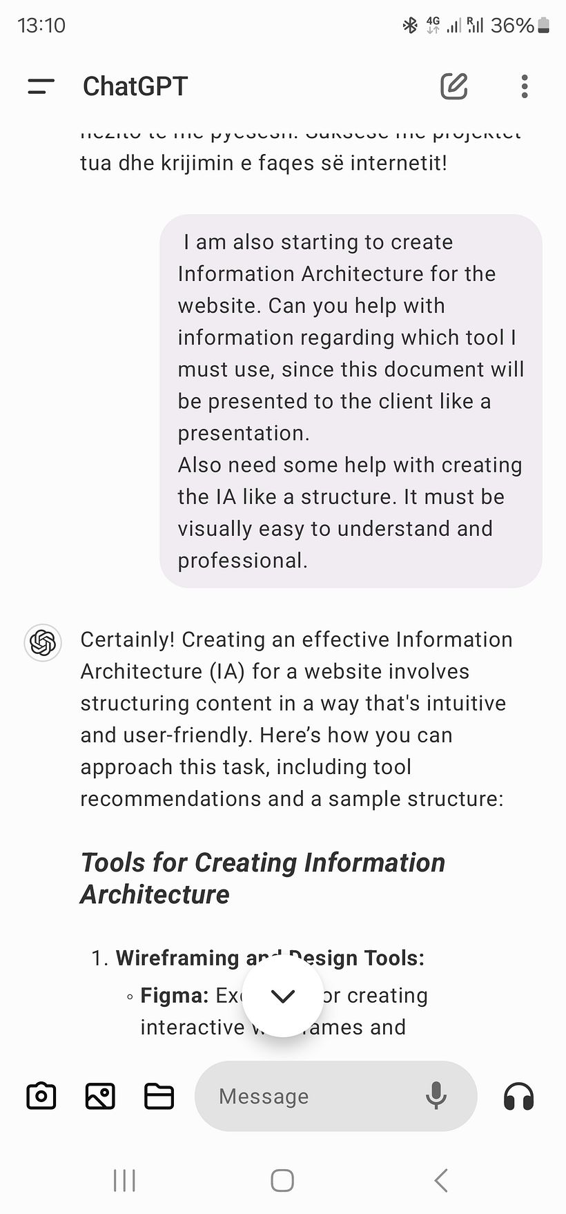 My project for course: Using ChatGPT for Work 8