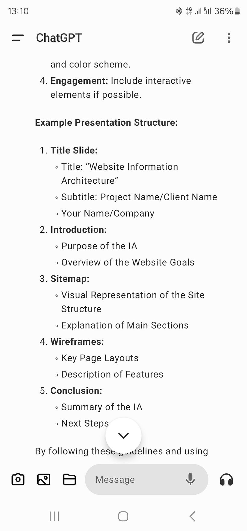 My project for course: Using ChatGPT for Work 14