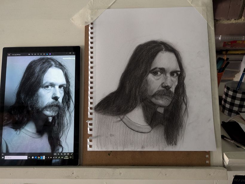 Mi proyecto del curso: Retrato realista con lápiz de grafito 2