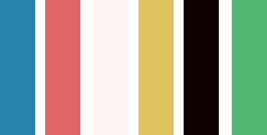 Colour palette for the posts