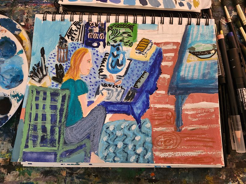 My project for course: Exploratory Sketchbook: Find Your Drawing Style 1