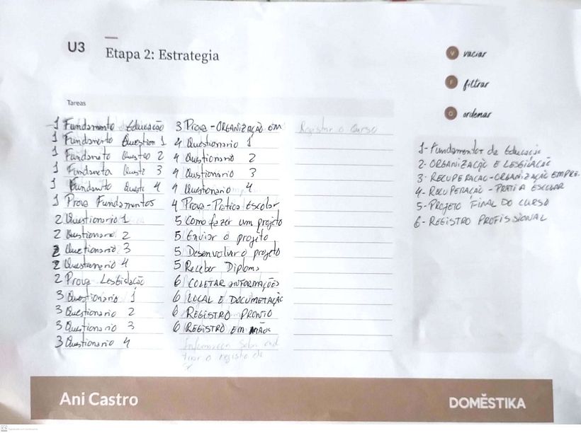 Meu projeto do curso: Produtividade e eficiência para criativos 4