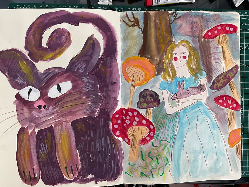 My project for course: Sketchbook Techniques for Children's Illustration 1