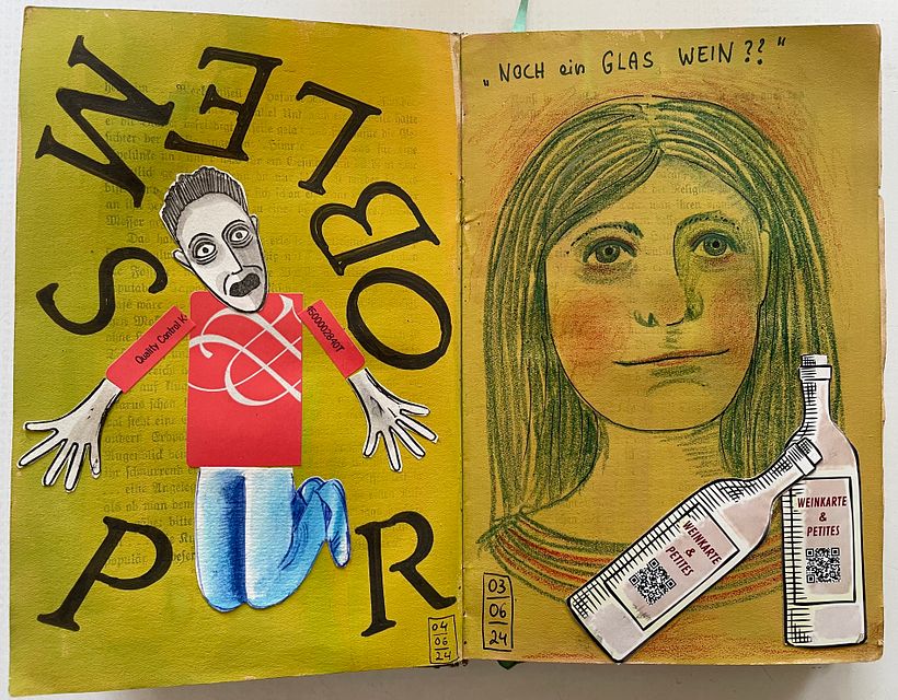Mein Abschlussprojekt für den Kurs: Illustriertes Logbuch: Spielerisch zeichnen 4