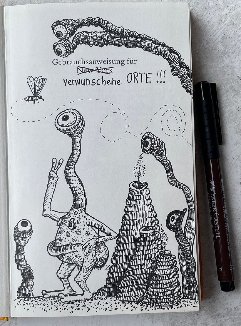 Mein Abschlussprojekt für den Kurs: Illustriertes Logbuch: Spielerisch zeichnen 9