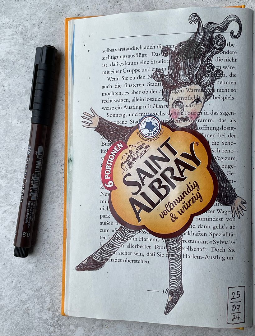Mein Abschlussprojekt für den Kurs: Illustriertes Logbuch: Spielerisch zeichnen 12