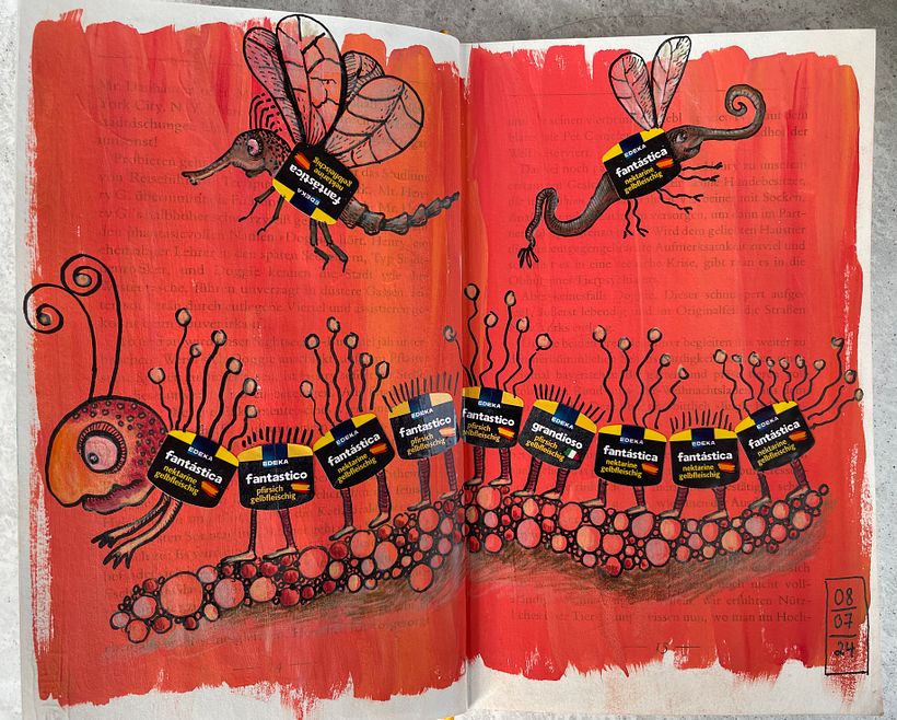 Mein Abschlussprojekt für den Kurs: Illustriertes Logbuch: Spielerisch zeichnen 25