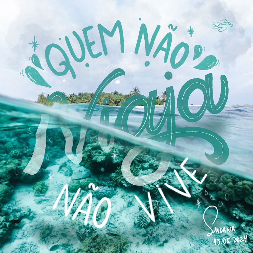 Meu projeto do curso: Caligrafia e lettering para Instagram com Procreate 2