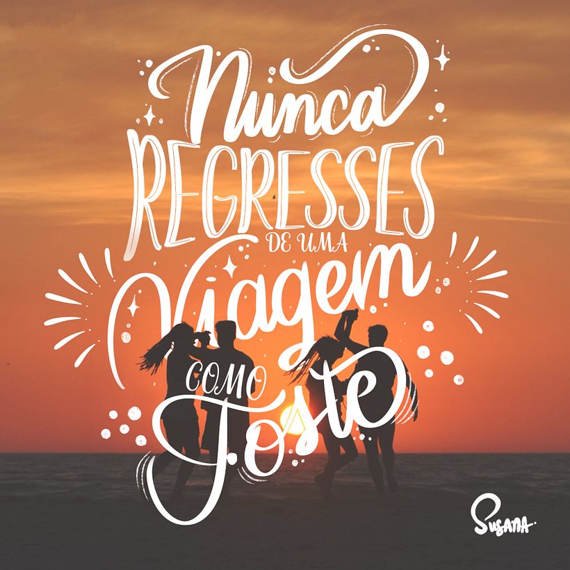 Meu projeto do curso: Caligrafia e lettering para Instagram com Procreate 3
