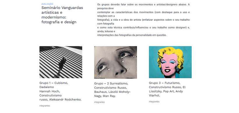 Meu projeto do curso: Criação de um site profissional com WordPress - UX / UI