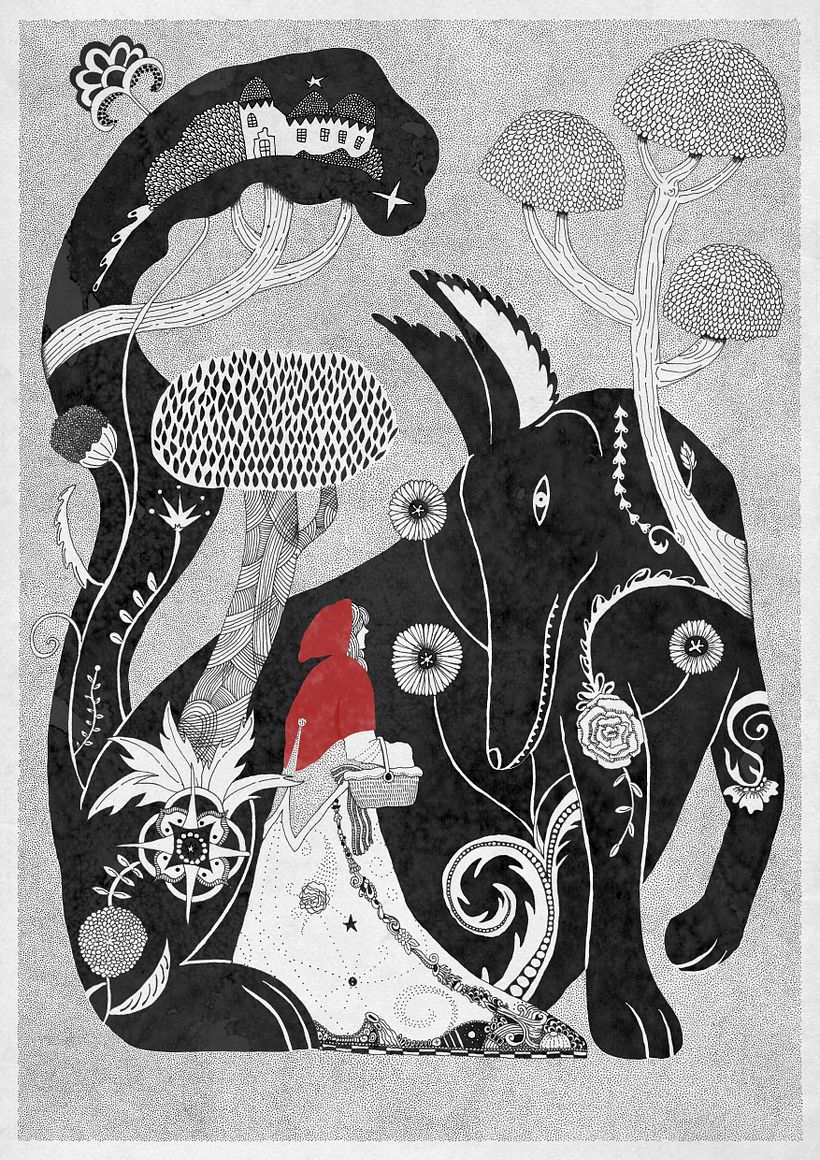 My project for course: Fairy-Tale Illustration with Pen and Ink 1