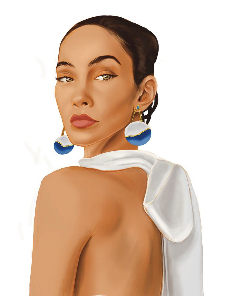 My project for course: Digital Portraits in Procreate with Graphical Elements 4