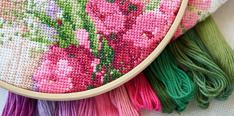 Flower Embroidery Pattern