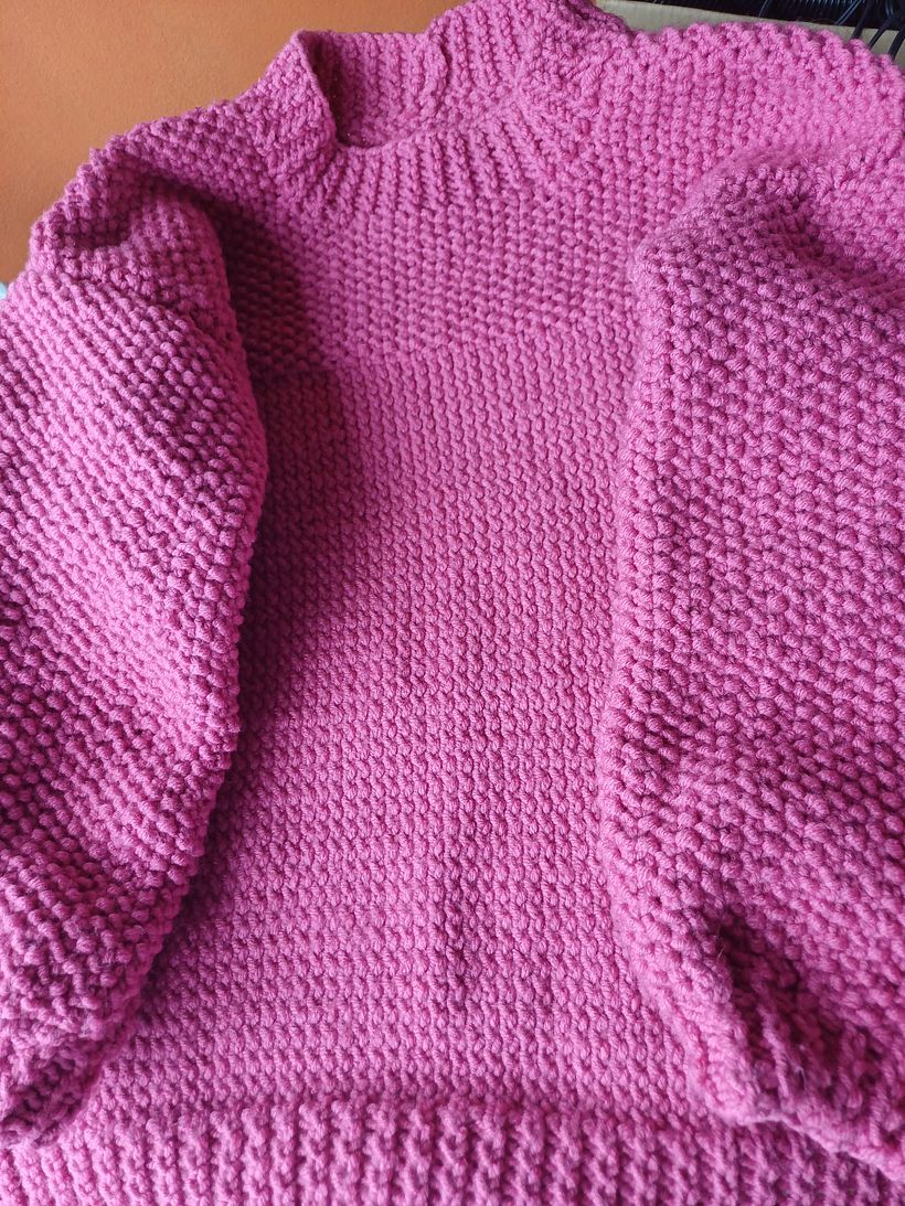 Meu projeto do curso: Introdução à confecção de roupas de tricô oversized 2