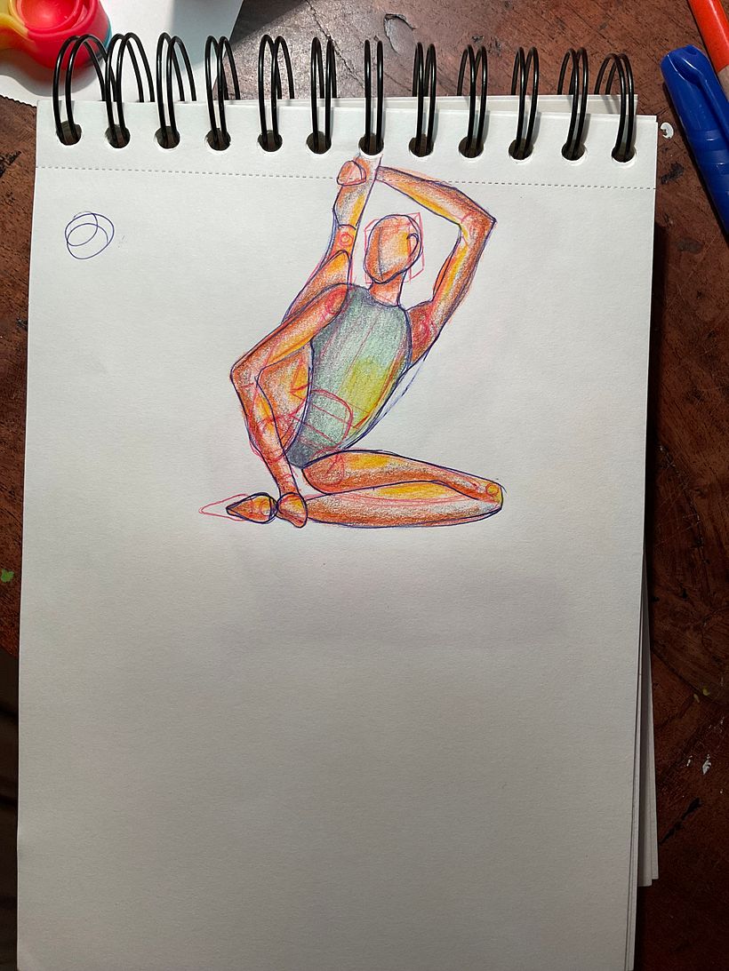Mi proyecto del curso: Dibujo de la figura humana en poses expresivas 4