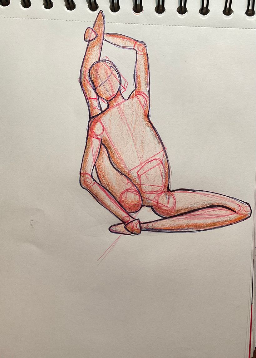 Mi proyecto del curso: Dibujo de la figura humana en poses expresivas 5