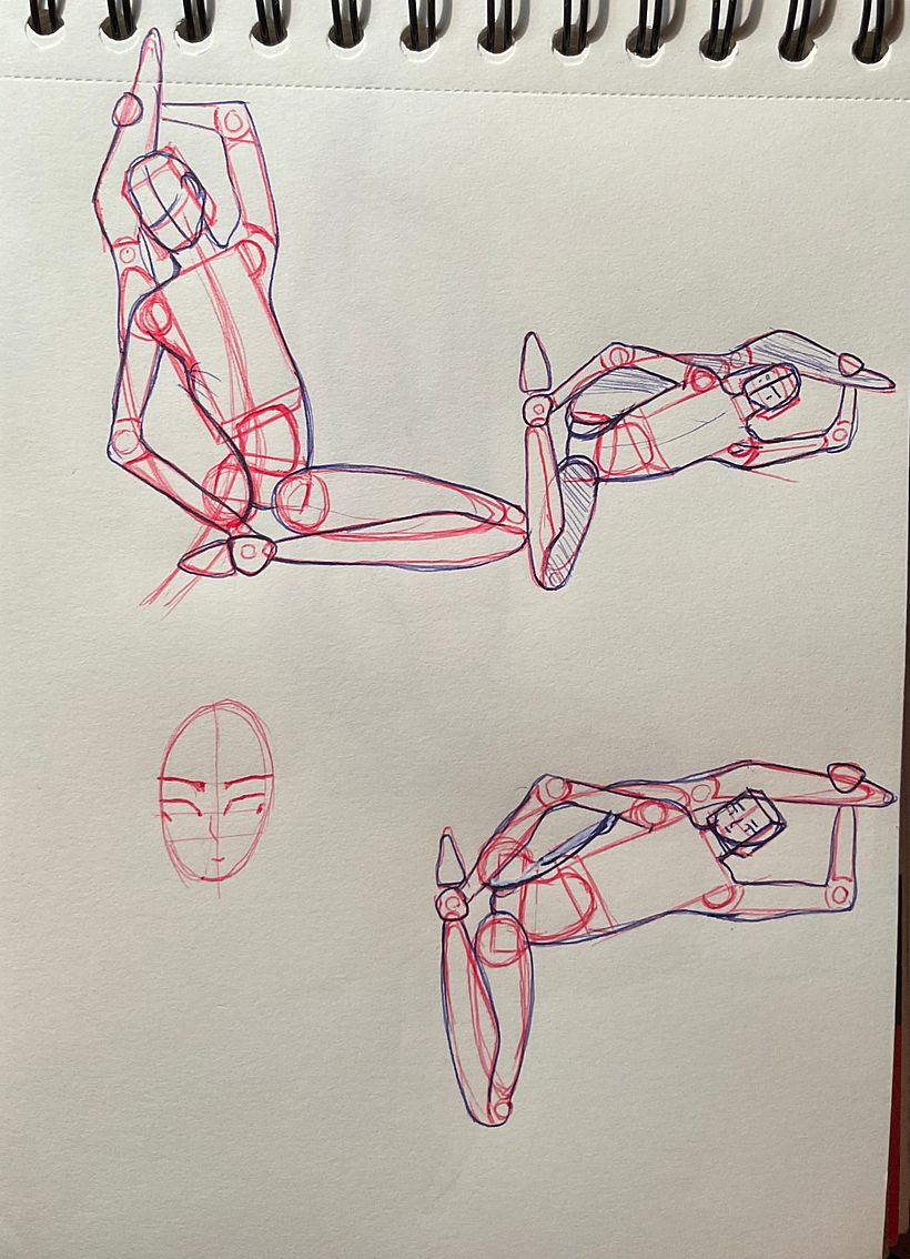 Mi proyecto del curso: Dibujo de la figura humana en poses expresivas 7