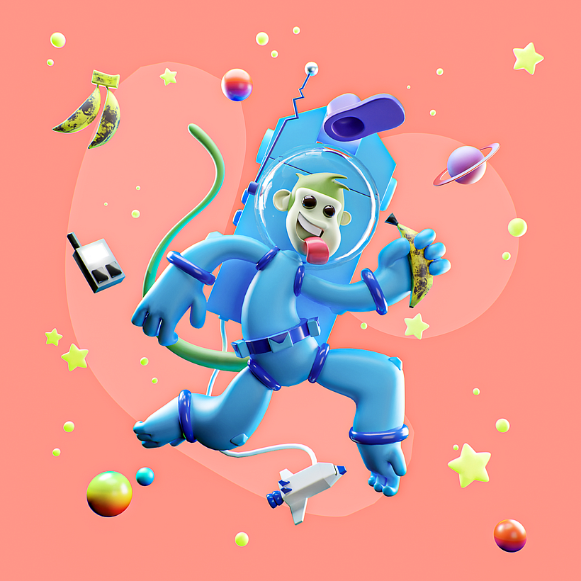 Mi proyecto del curso: Creación de personajes en 3D con Blender 4