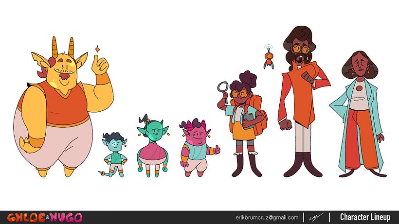 Chloe e Hugo - Character Design 2