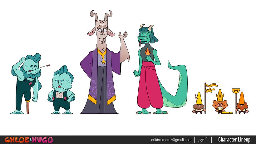 Chloe e Hugo - Character Design 3