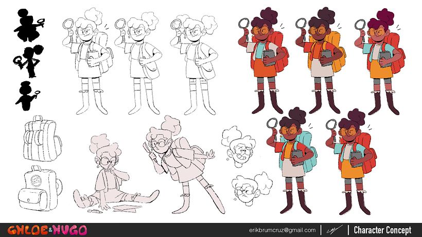 Chloe e Hugo - Character Design 4