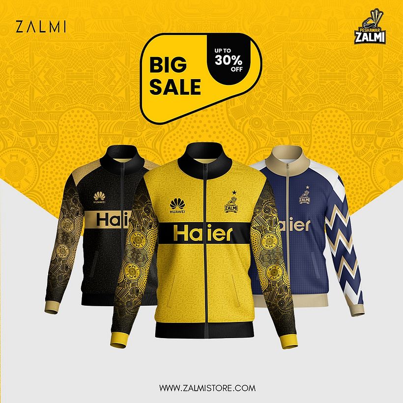 Get Flat 30% on Peshawar Zalmi PSL 9 uppers now 🔥